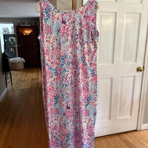 Dress - long floral XL